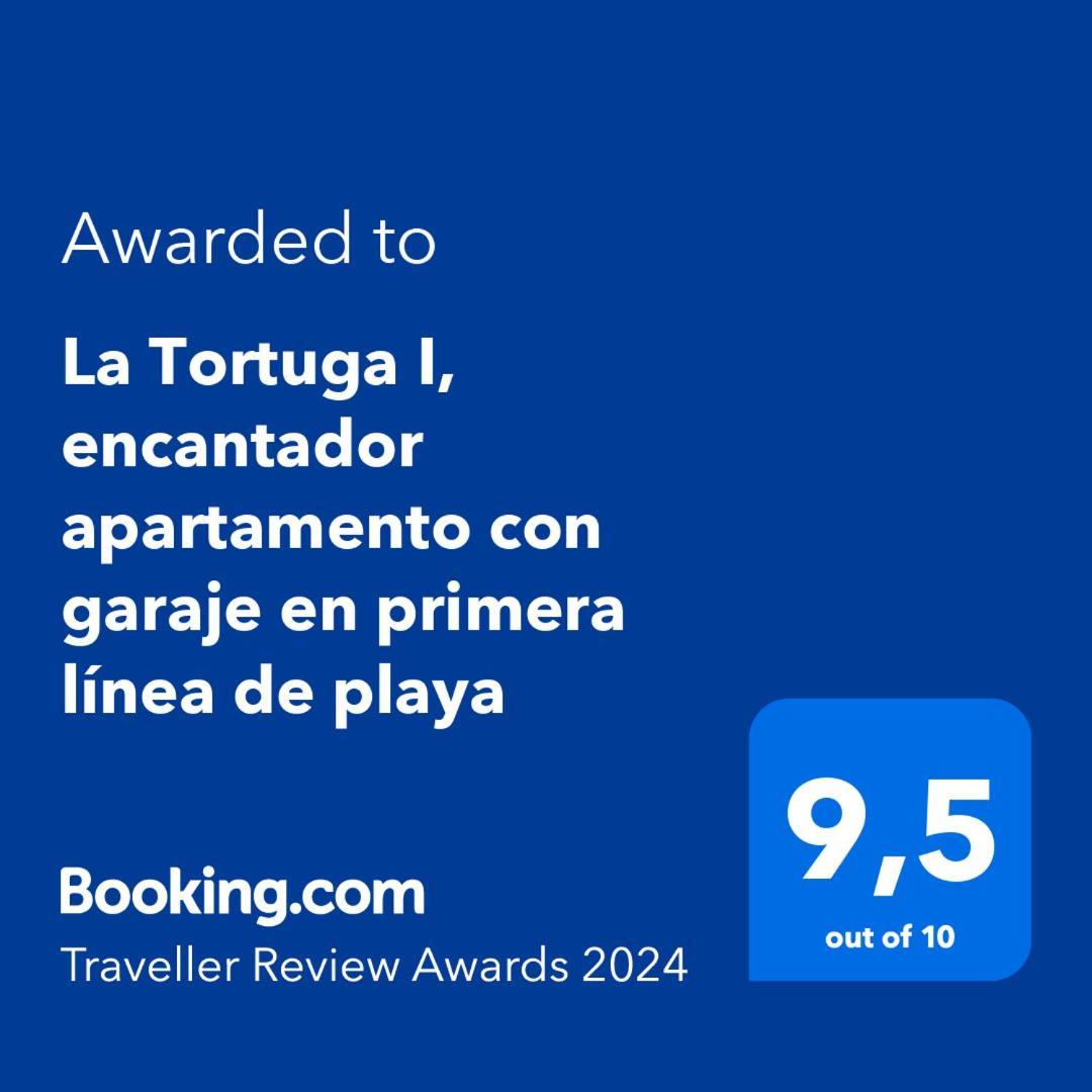 La Tortuga I, Encantador Apartamento Con Garaje En Primera Linea De Playa Tarifa Exterior foto